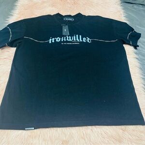 IRONWILLED BY ANY MEANS NECESSARY 💪💪Black Short Sleeve Tee